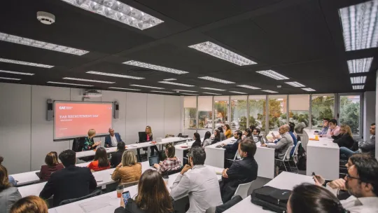 EAE Business School students in class